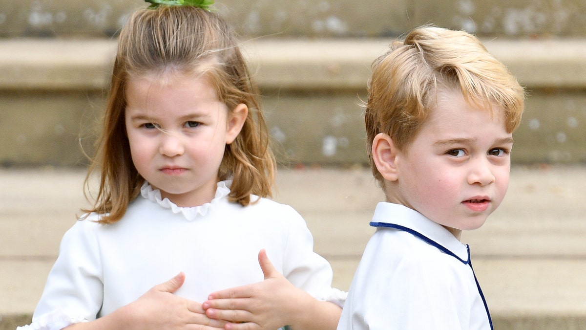 Charlotte and George attend Thomas’s Battersea school in London. (Photo by Pool/Max Mumby/Getty Images)