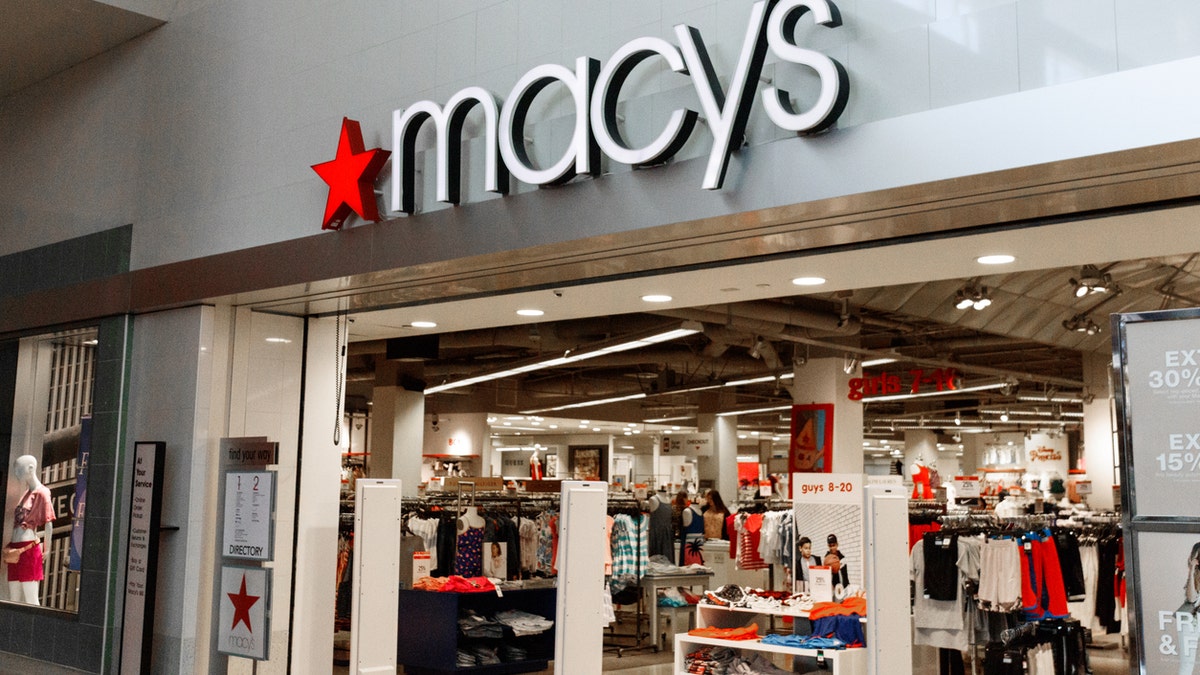 Online shopping at sales macy's department store