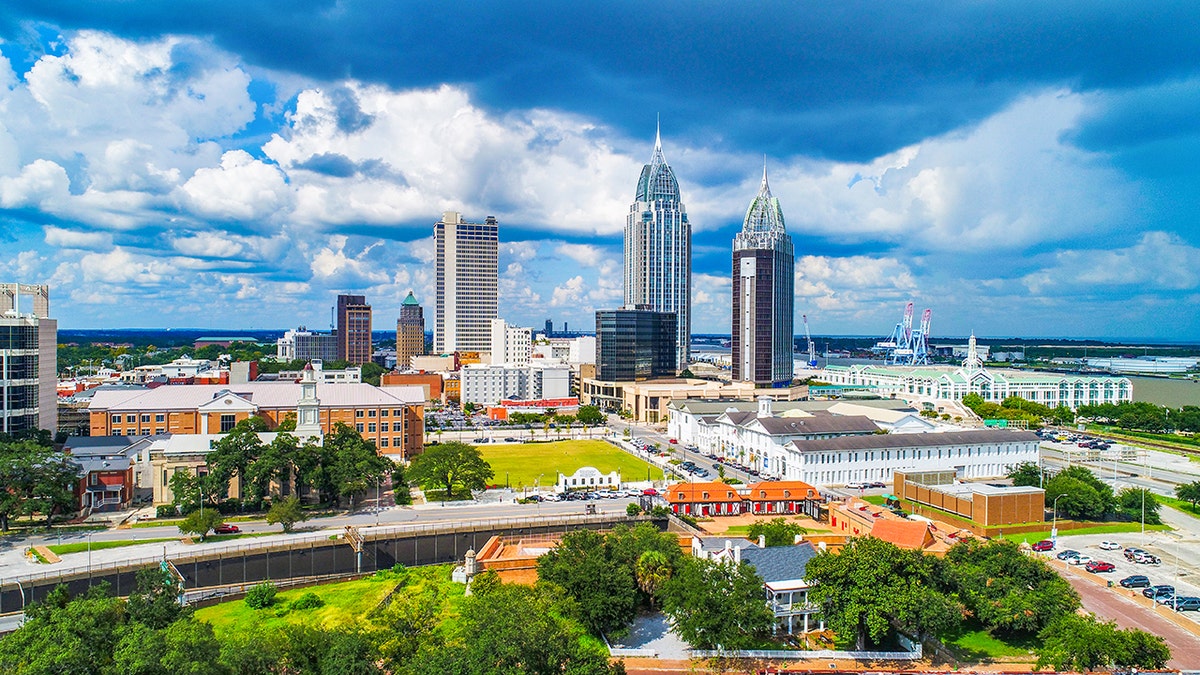 Mobile Alabama, sees on, average, 65.28 inches of precipitation each year, according to NOAA.