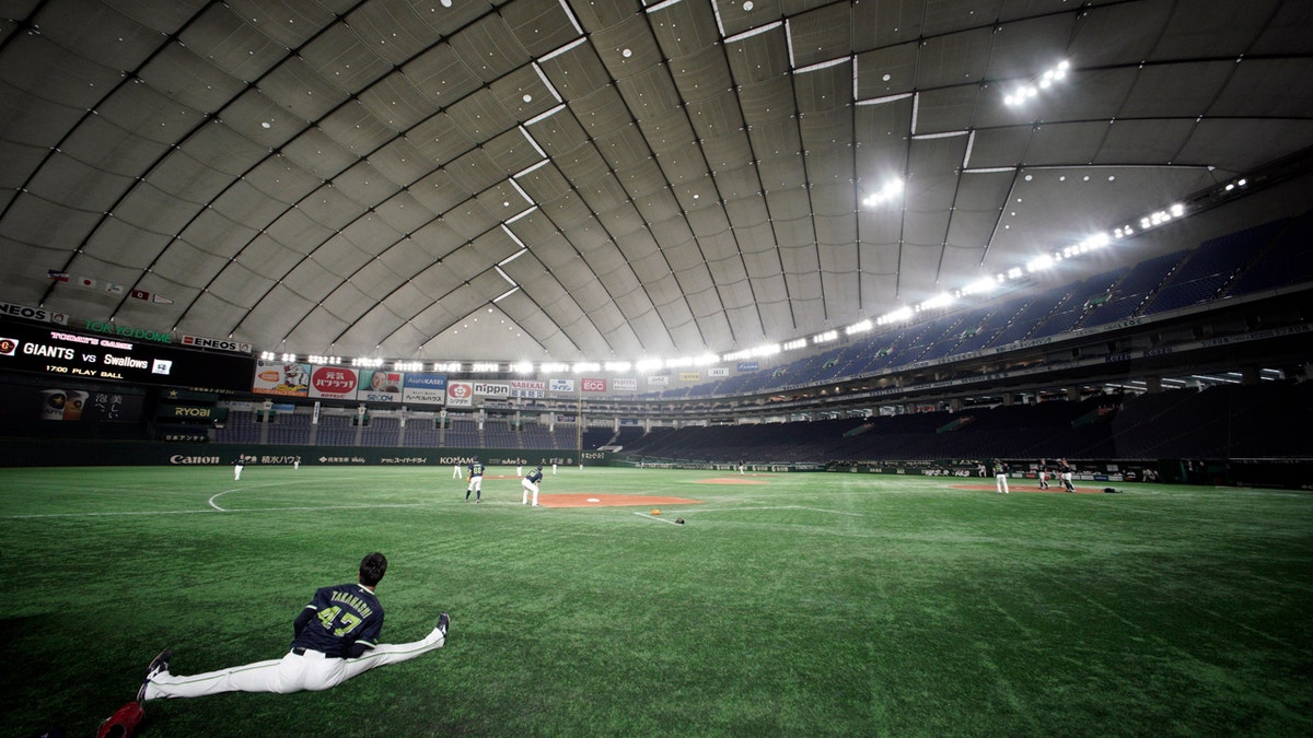 Japan's professional baseball league said Thursday it will play its 72 remaining preseason games in empty stadiums because of the threat of the spreading coronavirus.