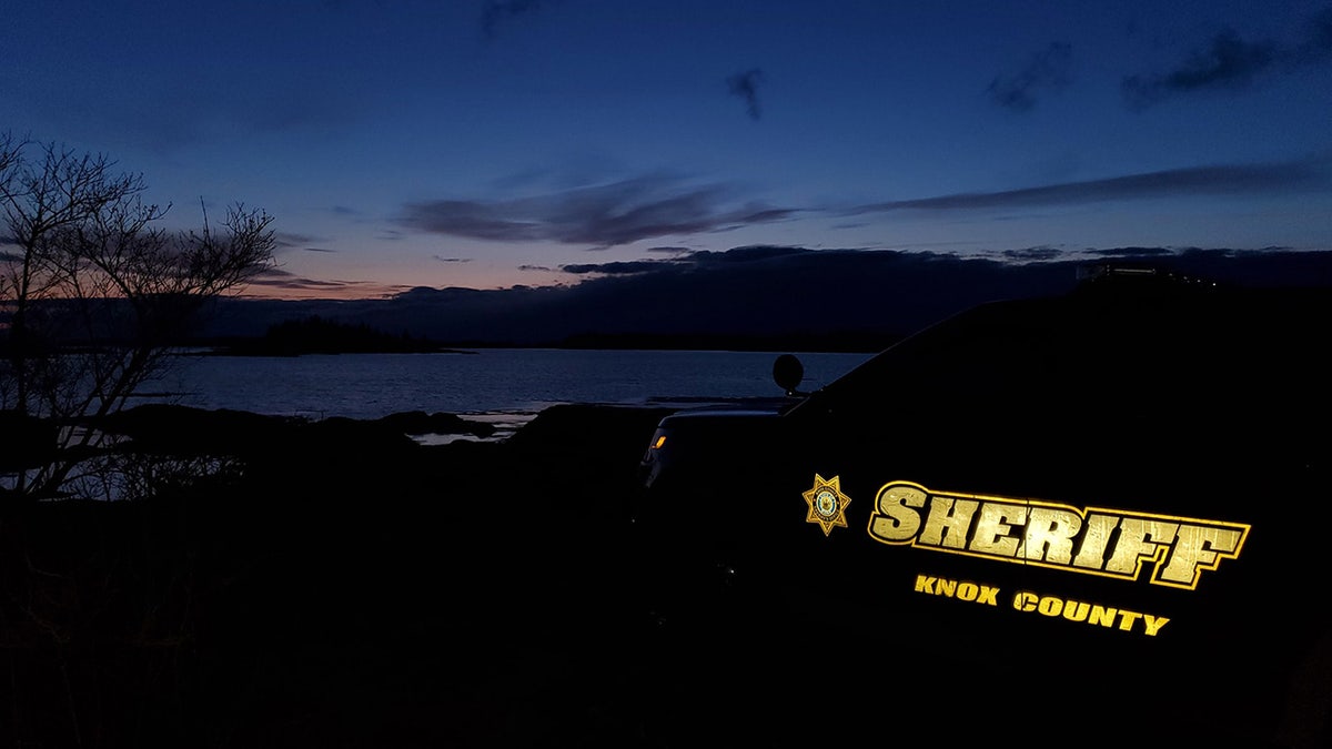 This photo uploaded by the Knox County Sheriff's Office on February 29, 2020, shows the night watch in North Haven, Maine.