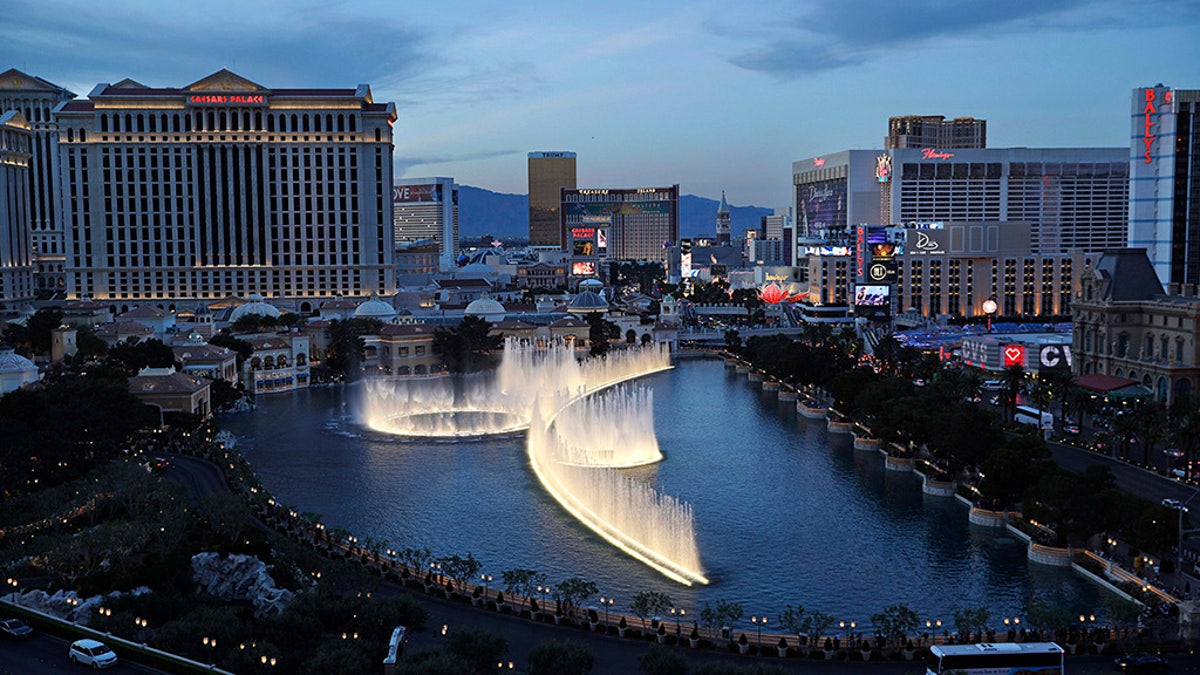 Las Vegas only sees a little more than five inches of precipitation annually.