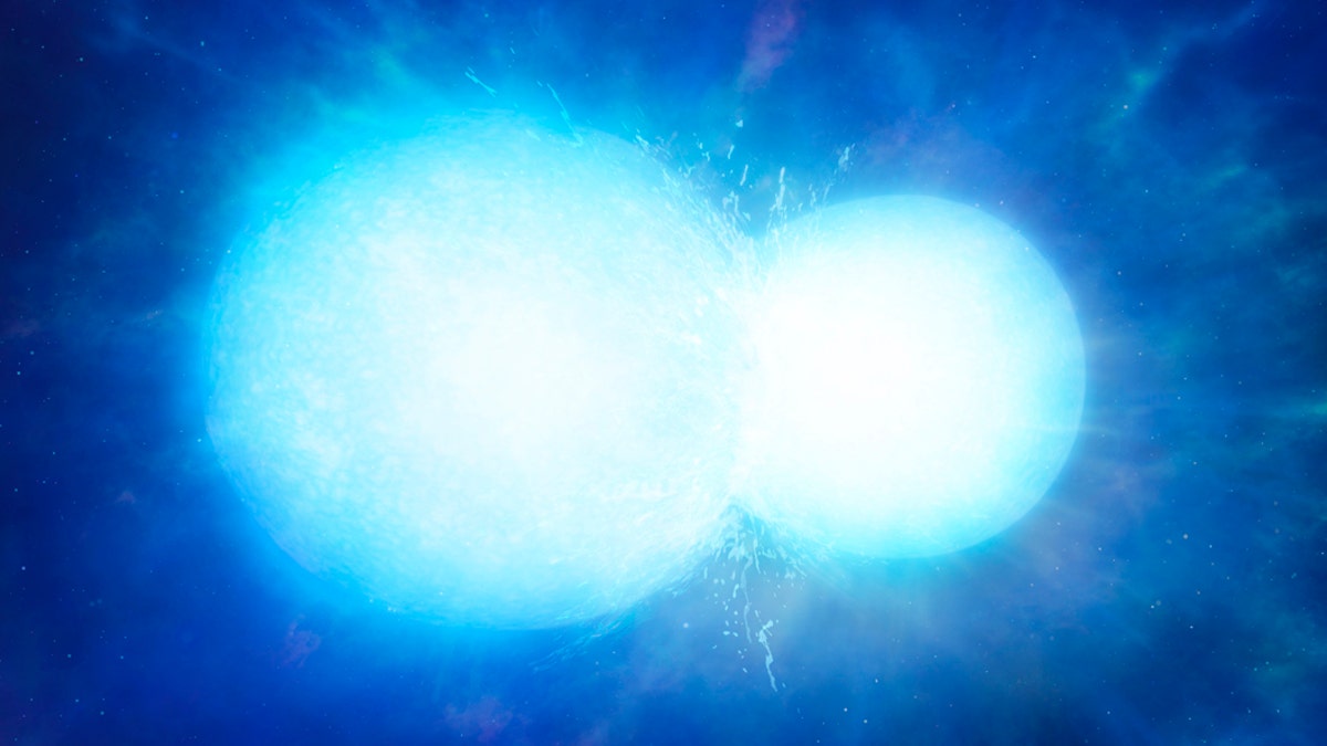 An image comparing the size of the Earth with a typical white dwarf. White dwarfs are the dead cores of stars that have become very compact. Ironically, the more massive the white dwarf, the smaller it is, because the higher its gravity. The white dwarf shown here is about half as massive as the Sun. (Credit: University of Warwick/Mark Garlick)