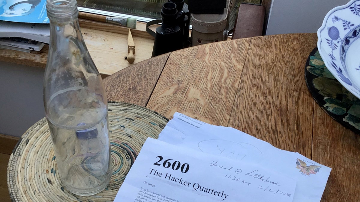 A beach cleaner bagged $1,000 after finding a message in a bottle that was dropped thousands of miles away in the middle of the Atlantic Ocean. Henry Anderton, 76, found the glass bottle while carrying out a routine beach clean on the morning of February 2 at Littlelure beach on the west coast of Mainland, Shetland. (Credit: SWNS)