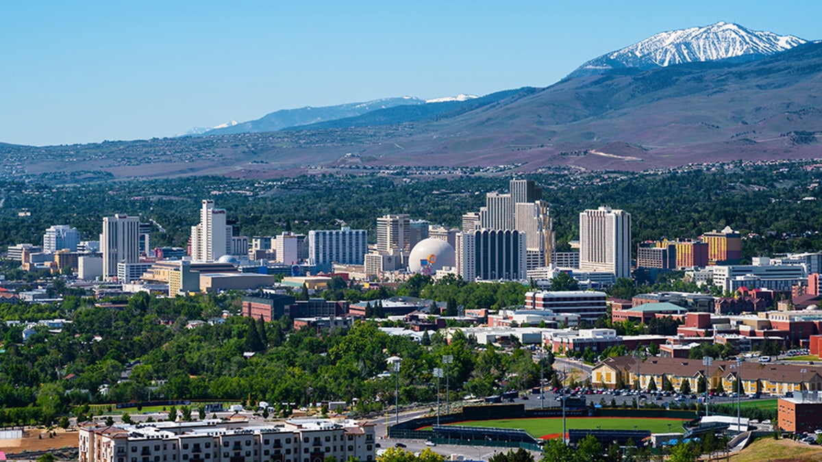 Reno, known as The Biggest Little City in the World, only sees more than seven inches of rain, on average.