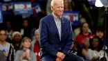 Democratic presidential candidate former Vice President Joe Biden smiles at supporters during a campaign event at Saint Augustine's University in Raleigh, N.C., Saturday, Feb. 29, 2020. (AP Photo/Gerry Broome)