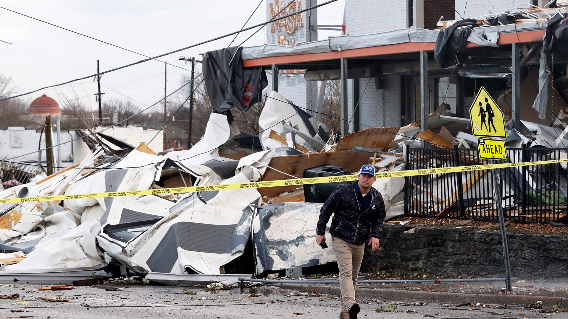 Emergency crews are assessing the damage of the tornadoes that started to touch down around 12:39 a.m. on Tuesday, March 3, 2020.
