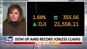 Maria Bartiromo on jobless claims spiking to record-high as coronavirus shuts down economy
