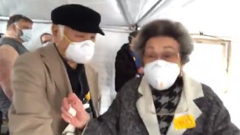 Grandma on Grand Princess cruise ship performs celebratory dance after getting off; Grandpa wrote a song