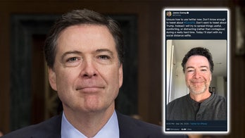 James Comey says he's 'unsure how to use Twitter now' amid virus outbreak, shares 'social distance selfie'