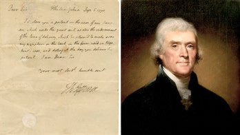 Previously unknown Thomas Jefferson letter surfaces