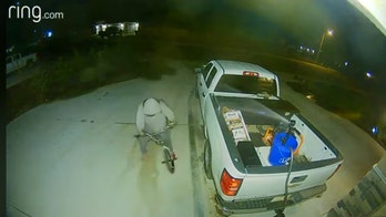 California homeowner uses motion-activated sprinkler with 'impressive amount of pressure' to thwart thieves