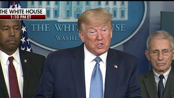 Trump: Hanes 'retrofitting' plants to make medical masks, distilleries producing hand sanitizer