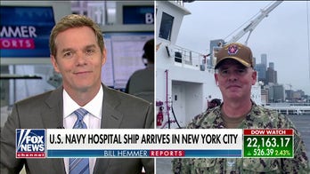 USNS Comfort commanding officer on arrival in NYC: 'Excited to be here and excited to get started'