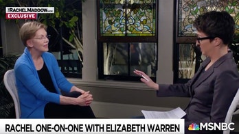 MSNBC's Rachel Maddow tells Warren her 2020 exit is 'crushing,' a 'death knell' for a future female POTUS