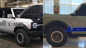 This is probably the 2021 Ford Bronco before you're supposed to see it