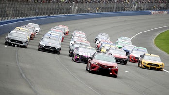 NASCAR salutes retiring Jimmie Johnson at his last Fontana race with epic parade lap