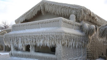 New York homes covered in ice, resemble 'Frozen' after storm brings strong winds, lake-effect snow