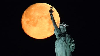 Full worm supermoon thrills skywatchers