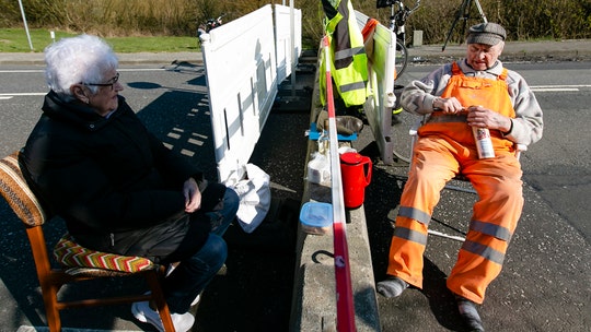 Coronavirus doesn’t stop octogenarian couple from meeting at Danish-German border amid lockdown