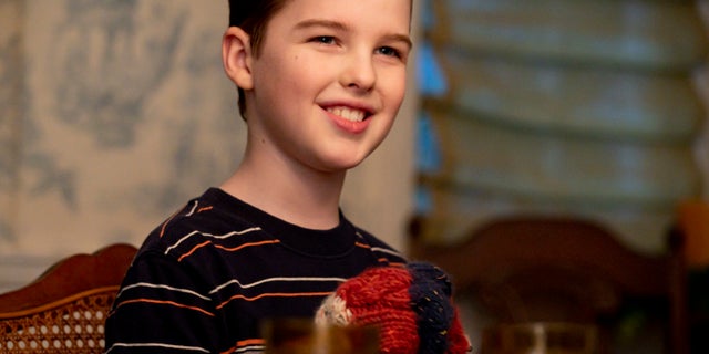 Iain Armitage as Sheldon on the CBS series.
