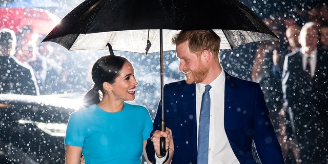 Prince Harry, Duke of Sussex and Meghan, Duchess of Sussex attend The Endeavour Fund Awards at Mansion House on March 05, 2020, in London, England.