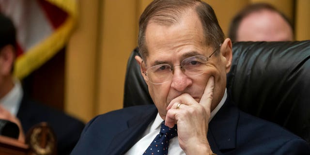 House Judiciary Committee Chair Jerrold Nadler moves ahead on May 8, 2019, with a vote to hold Attorney General William Barr in contempt of Congress after last-minute negotiations stalled with the Justice Department over access to the full, un-redacted version of special counsel Robert Mueller's report.