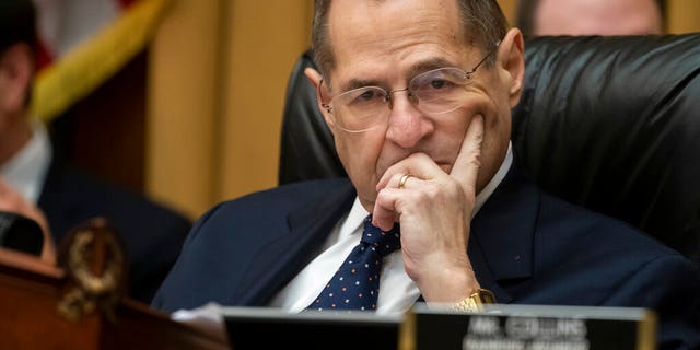 In this May 8. 2019 file photo, House Judiciary Committee Chair Jerrold Nadler, D-N.Y., on Capitol Hill in Washington. Nadler will chair a meeting of the committee Thursday on an omnibus gun package. 