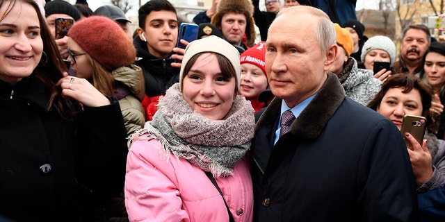 Russian President Vladimir Putin said Friday he doesn't want to scrap presidential term limits or resort to other suggested ways of extending his rule, but otherwise, he kept mum about his plans. (Alexei Nikolsky, Sputnik, Kremlin Pool Photo via AP)