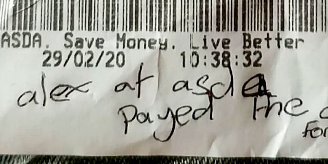 Later on, the family returned to Asda to thank the generous employee and pay back Angel’s debt.