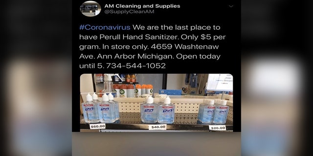 Michigan AG opens coronavirus price-gouging probe into seller of hand