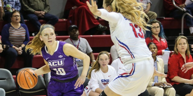 Breanna Wright led Abilene Christian to a Southland title in 2019. (Photo by George Walker/Icon Sportswire via Getty Images)