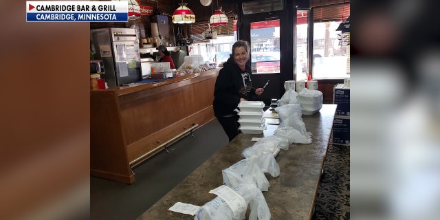 Cambridge Bar and Grill in Minnesota started handing out free toilet paper with every $25 or more delivery order. In one week they've gotten through 250 rolls of toilet paper. (Cambridge Bar and Grill).
