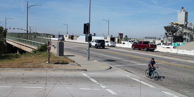 Caltrans announced during a news conference in Burbank, Calif. on Thursday, March 5, 2020 the closure of the I-5 freeway through Burbank for 36 hours The closure will be done to demolish the Burbank Blvd bridge, pictured, which will be replaced to accommodate new carpool lanes on the freeway.