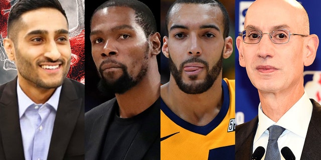 Shams Charania, who reported Kevin Durant and Rudy Gobert coronavirus news, feels NBA commissioner Adam Silver has shown tremendous leadership amid the pandemic.