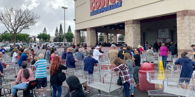 Around 11:45 a.m. at a Costco in Brooklyn, two customers got into a heated argument while standing in line.