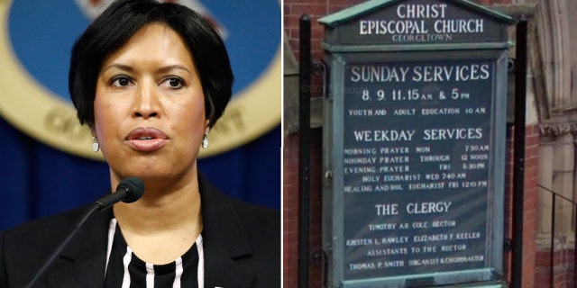 District of Columbia Mayor Muriel Bowser speaks at a news conference in Washington on Saturday, March 7, 2020, to announce the first presumptive positive case of coronavirus at Christ Church in Georgetown. (AP Photo/Patrick Semansky)