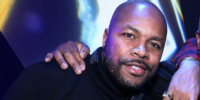 FILE - In this Sunday, Feb. 4, 2018, file photo, DJ D-Nice poses for a photo at The Player's Ball at The Armory in Minneapolis. (Photo by Omar Vega/Invision/AP, File)