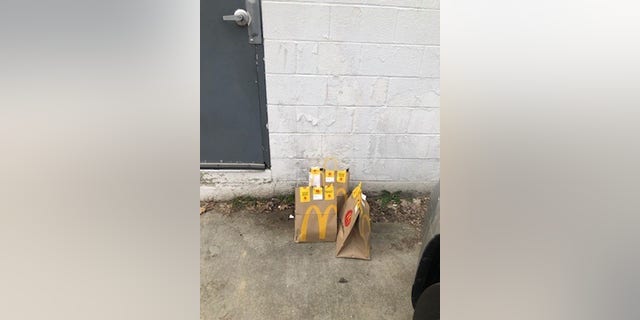 This McDonalds in the Cleveland suburbs leaves a pickup outside for "Lisa," a "Dasher" for food delivery app DoorDash.