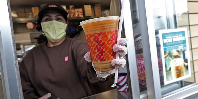 Seasonal drinks on the menu include a peppermint mocha latte and the gingerbread latte. (Matt Stone/MediaNews Group/Boston Herald)