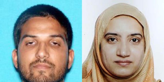 San Bernardino, Calif., terror assailants Syed Rizwan Farook, left, and Tashfeen Malik. (Associated Press)
