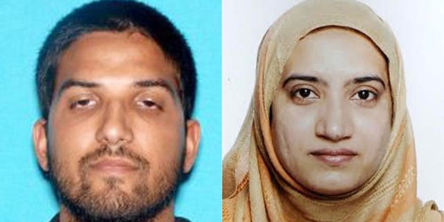 San Bernardino, Calif., terror assailants Syed Rizwan Farook, left, and Tashfeen Malik. (Associated Press)