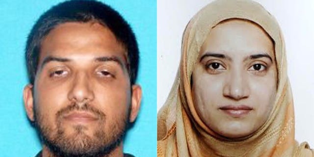 San Bernardino, Calif., terror assailants Syed Rizwan Farook, left, and Tashfeen Malik. (Associated Press)