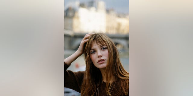 Portrait of Jane Birkin, taken in the '60s.
