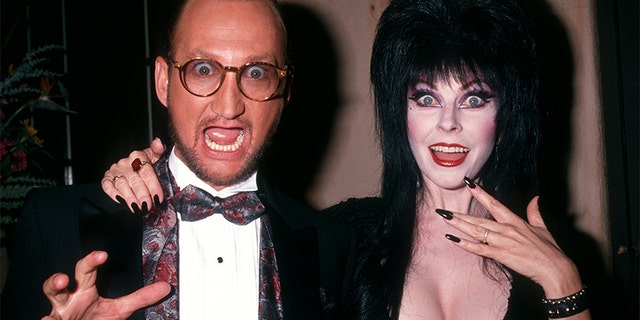 Robert Englund and Elvira.