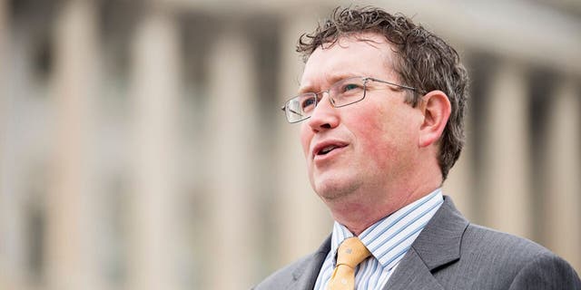 Rep. Thomas Massie, R-Ky., was the lone voice in Congress opposing the CARES Act. (Getty)