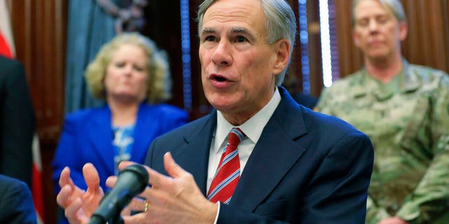 Texas Gov.Greg Abbott gives an update on the coronavirus, Friday, March 13, 2020, in Austin, Texas. Abbott declared a state of disaster Friday as the coronavirus pandemic spread to all of the state's biggest cities. Abbott declared a state of disaster Friday as the coronavirus pandemic spread to all of the state's biggest cities. (AP Photo/Eric Gay)