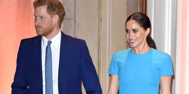 Prince Harry, Duke of Sussex and Meghan, Duchess of Sussex attend The Endeavour Fund Awards at Mansion House on March 5, 2020 in London, England. 