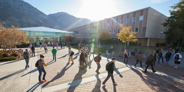 The campus of Brigham Young University in Provo, Utah.