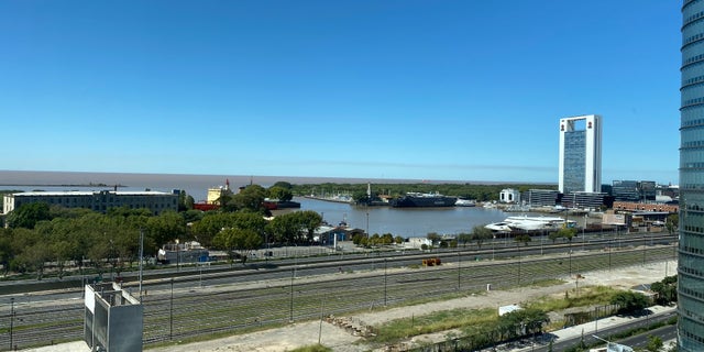 Sam Aitken and his wife, Marisa, have been stranded in a hotel in Argentina waiting for a flight back to Houston, Texas.